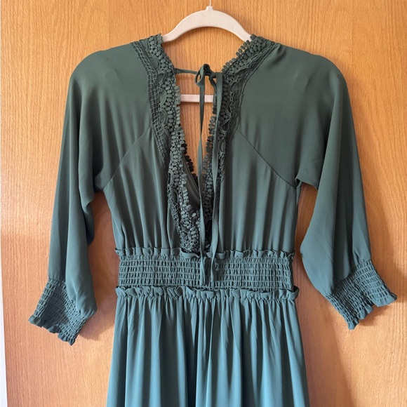 Baltic Born Teal Ruffle Maxi Dress - Picture 6 of 7
